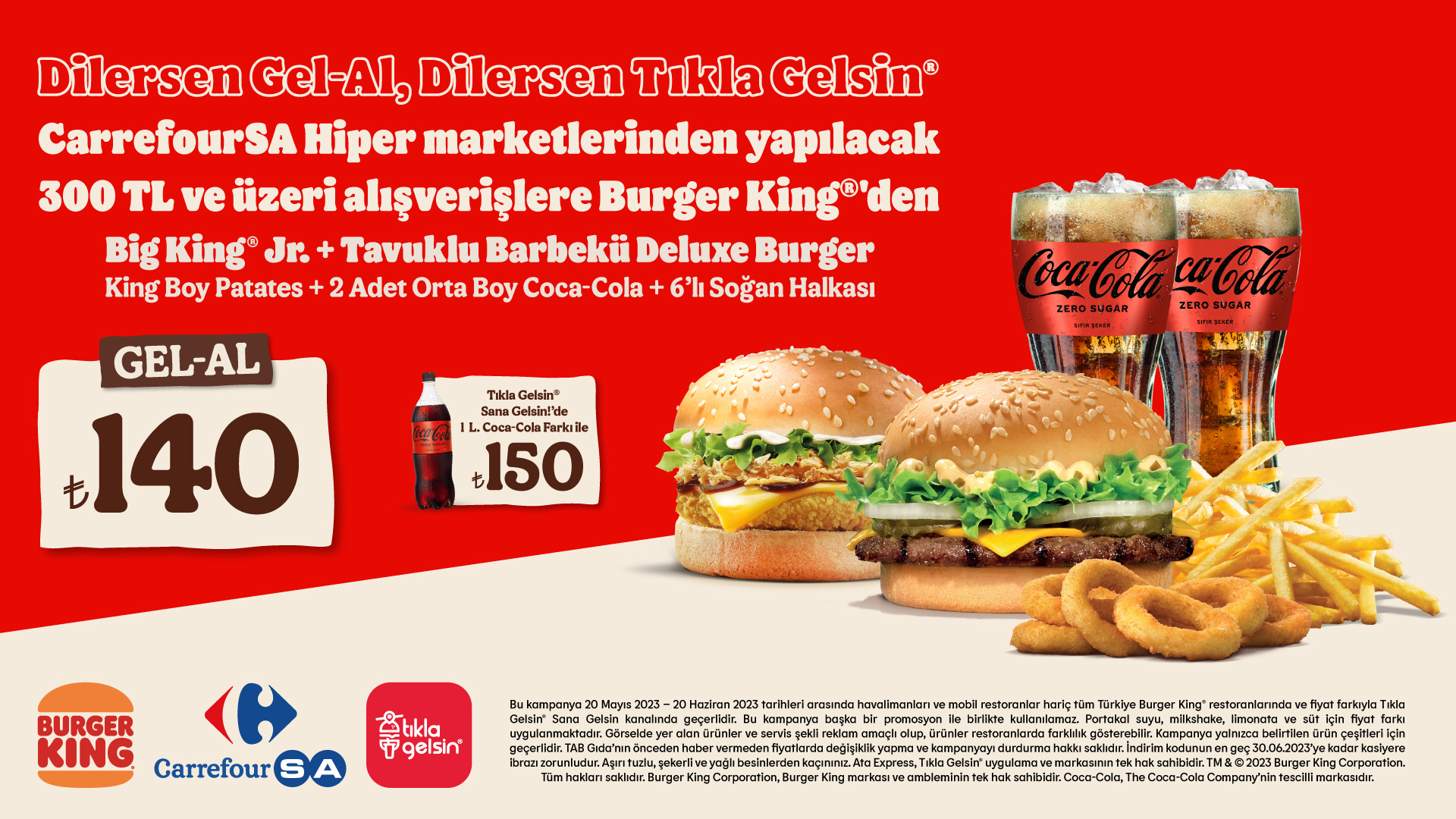 Burger severlere Burger King’den kampanyalı menü!