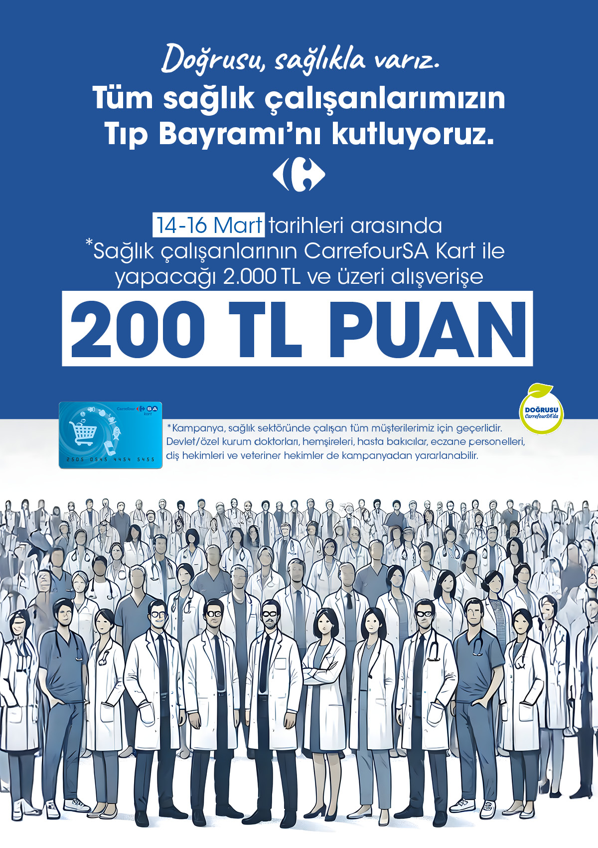 Tüm Sağlık çalışanlarımızın Tıp Bayramı'nı kutluyoruz.