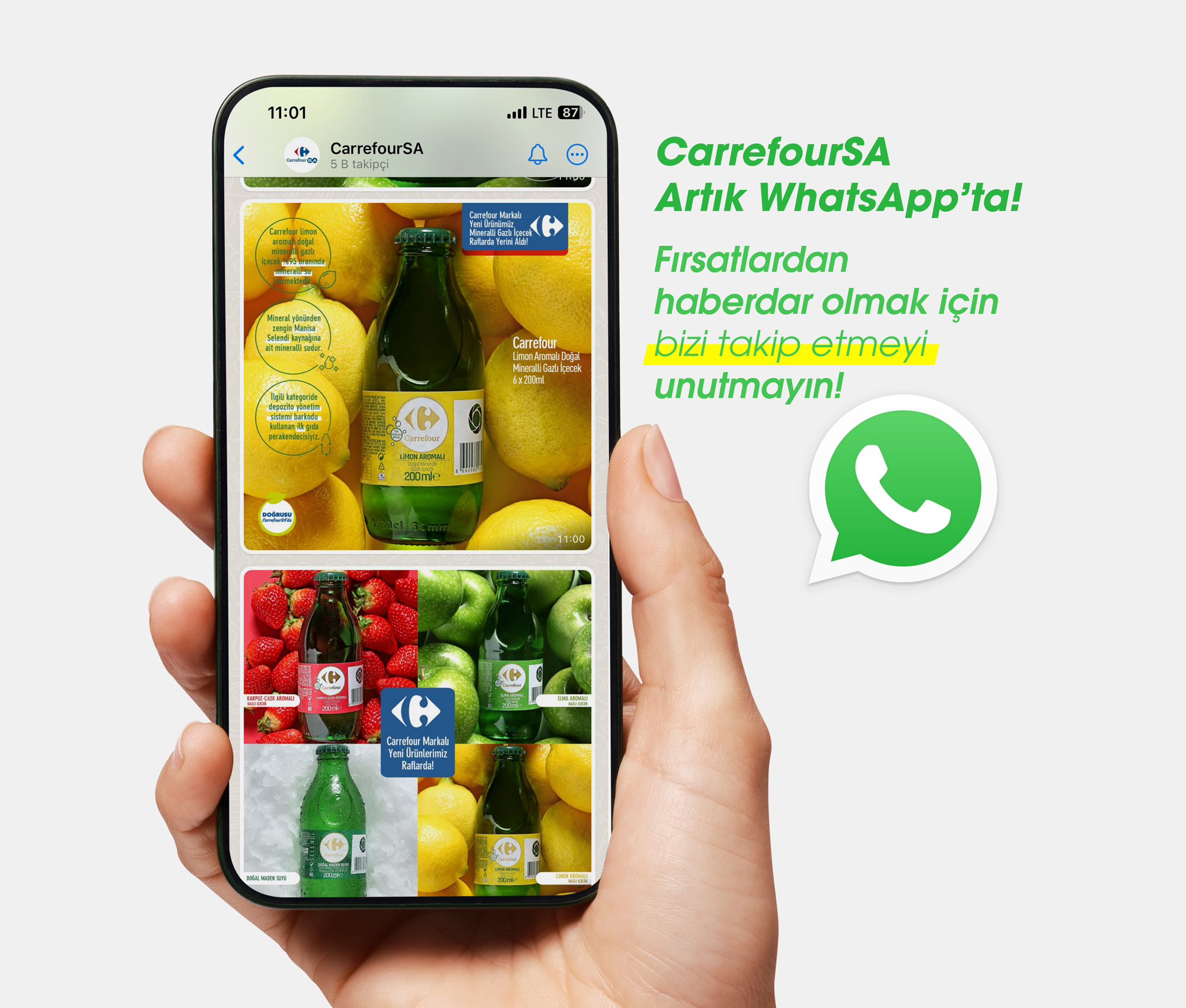 CarrefourSA Artık WhatsApp'ta!