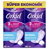 Orkid Günlük Ped Normal Dev Ekonomi Paketi 80 Ped