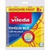 Vileda 8'li %30 Mikrofiber Temizlik Bezi