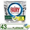 Fairy Platinum 43 Yıkama Bulaşık Makinesi Deterjanı Kapsülü Limon Kokulu