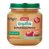 Milupa Organik Şeftali Elma Püresi Kavanoz 125 Gr 6+ Ay