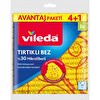 Vileda Tırtıklı 4'lü %30 Mikrofiber Temizlik Bezi