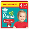 Prima Külot Bebek Bezi 4 Beden 62'Li