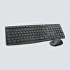 Logitech Mk235 Kablosuz Klavye  Mouse Seti Gri