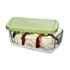pasabahce snowbox saklama kabi yesil kapakli 1200cc
