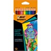 Bic Color Up Üçgen Kuru Boya Kalemi 12'Li
