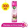 Airwick Aerosol Premium Koku Serisi Manolya & Kiraz Çiçekleri Sprey Oda Kokusu (1x 300 ml)