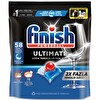 Finish Quantum Max Limonlu 58 Kapsül Bulaşık Makinesi Deterjanı Tableti (1 x 58 Kapsül)