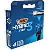 Bıc Flex3 Hybrid 3 Bıçaklı 4 Yedek Kartuş