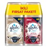 Glade Oda Kokusu Otomatik Sprey Yedek 2'li Paket İpeksi Vanilya Meyve Ve Çiçek Buketi 269 Ml (2 Yedek)