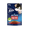 Felix 85 Gr Etli Kedi Poşet Mama