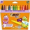 Bic Jumbo Keçeli Boya Kalemi 12'Li