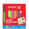Penmark Süper Yıkanabilir Jumbo Keçeli Kalem 12 Renk