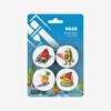 Silka Fruit Şekilli Silgi 4'lü