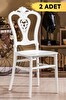 2 Adet Carisma Beyaz Pratik Sandalye / Balkon-bahçe-mutfak