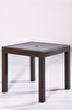 Rattan 80x80 Camsız Kahve Masa - Bahçe&balkon&teras