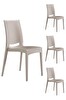 4 Adet Rattan Cappucino Sandalye / Balkon-bahçe-teras