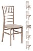 6 Adet Soho Cappucino Sandalye