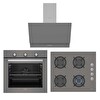 Simfer Diamond 8224/3537/8715 Gri 3'lü Ankastre Set