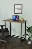 Katlanır Çalışma Masası 50x80 Cm Bilgisayar Laptop Mutfak - Atlantik Çam