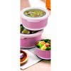 Yuvarlak Saklama Kabı 730 Ml Pembe
