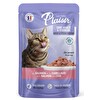 Plaisir Parça Etli Somon Morinalı Kedi Yaş Mama 100 g