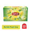 Lipton Yeşil Çay Bardak Poşet Limonlu 20'li