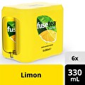 Fuse Tea Soğuk Çay Limon Aromalı İçecek 6x330 ml Kutu