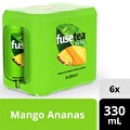 Fuse Tea Soğuk Çay Mango Ananas Aromalı İçecek Kutu 6x330 ml
