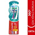 Colgate 360 Komple Ağız Temizliği Çok Yönlü Koruma Orta Diş Fırçası 1+1