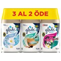 Glade Oda Kokusu Otomatik Sprey Yedek 3 Al 2 Öde Tropikal Floral Okyanus Sessizliği Temizliğin Ferahlığı 269ml (3 Yedek)