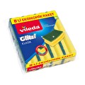 Vileda Yeşil Oluklu Sünger 8'li Eko Paket