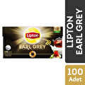 Lipton Earl Grey Demlik Süzen Poşet Bergamot Aramolı Siyah Çay 100'lü