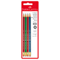 Faber Castell Silgili Kurşun Kalem 4'Lü