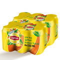 Lipton Ice Tea Şeftali Aromalı İçecek Kutu 6x330 ml