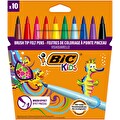 Bic Fırça Uçlu Keçeli Kalem 10'Lu