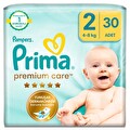 Prima Premium Care 2 Beden Bebek Bezi 30'lu