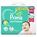 Prima Aktif Bebek Mega Fırsat Paketi 4+ Beden 68'li