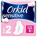 Orkid Sensitive Hijyenik Ped Uzun Tekli Paket 8 Ped