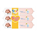 Uni Baby Cream Islak Mendil 3'lü