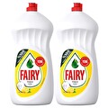 Fairy 2700 ml ( 2 x 1350 ml) Sıvı Bulaşık Deterjanı Limon Fırsat Paketi