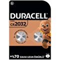 Duracell Özel 2032 Lityum Düğme Pil 3V (CR2032) 2’li Paket