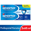 Ipana Pro-Expert Diş Macunu Profesyonel Koruma  1 Alana 1 Bedava Paketi (65 ml + 65 ml)