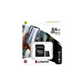 Kingston MicroSD Hafıza Kartı 64 Gb