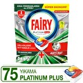 Fairy Platinum Plus 75 Yıkama Bulaşık Makinesi Deterjanı Kapsülü