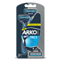 Arko Men Pro3 Tıraş Bıçağı T3 3 Parça
