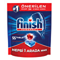 Finish Hepsi Bir Arada Max 55 Tablet Bulaşık Makinesi Deterjanı