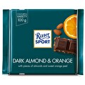 Ritter Sport Dark Almond Orange 100 Gr